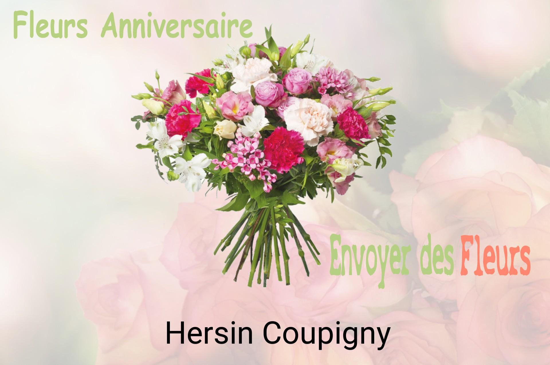 Bouquet de fleurs d’anniversaire livré à Hersin-Coupigny
